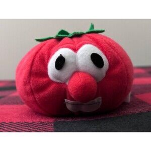 Veggietales Bob the Tomato Zipper Plush Big Idea Inc. Frankford Candy 3" Toy